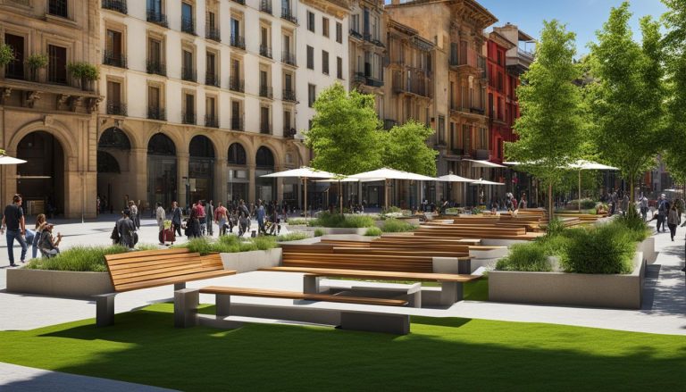 remodelación de la Plaza San Francisco de Pamplona