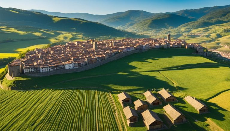 ruta de los hórreos en Pamplona