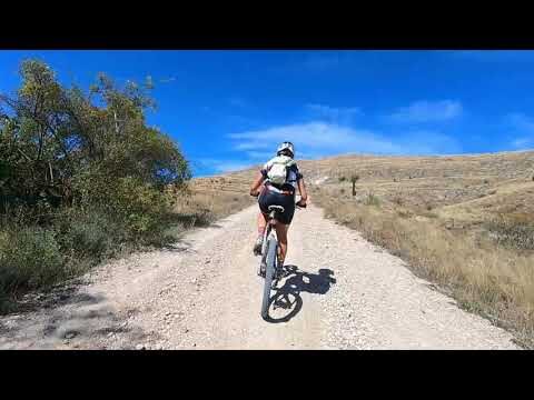 El camino en bicicleta desde Pamplona