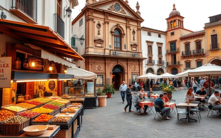 historia de la gastronomía en plaza de la cruz